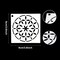 56-Pack Mandala Dot Painting Stencils – 3.6 x 3.6 in Reusable Templates for DIY Rock Art, Wood Furniture, Canvas & Home Craft Projects